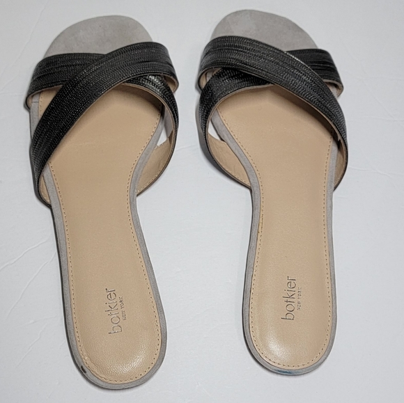 Botkier Millie Cross Strap Slide Sandals/ 8.5M - Picture 3 of 9